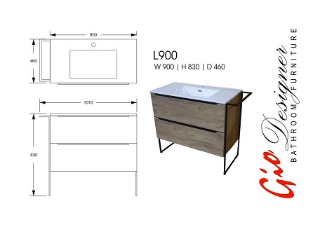 GIO Designer Bathroom Furniture